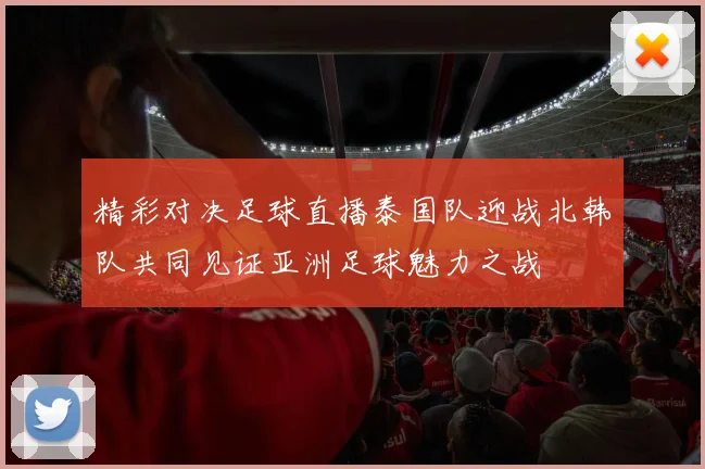 精彩对决足球直播泰国队迎战北韩队共同见证亚洲足球魅力之战